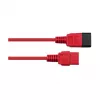 Kabelmeister Cable alargador de corriente C20 a C19, 2 m, negro