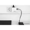 KABELMEISTER Regleta con 3 tomas Schutzkontakt, USB-C 20W PD 3.0 y USB-A 18W, 1,5 m, blanco