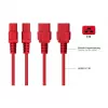 KABELMEISTER SK0190-R018 Cable de alimentación Schuko a IEC C13 1,8m Negro