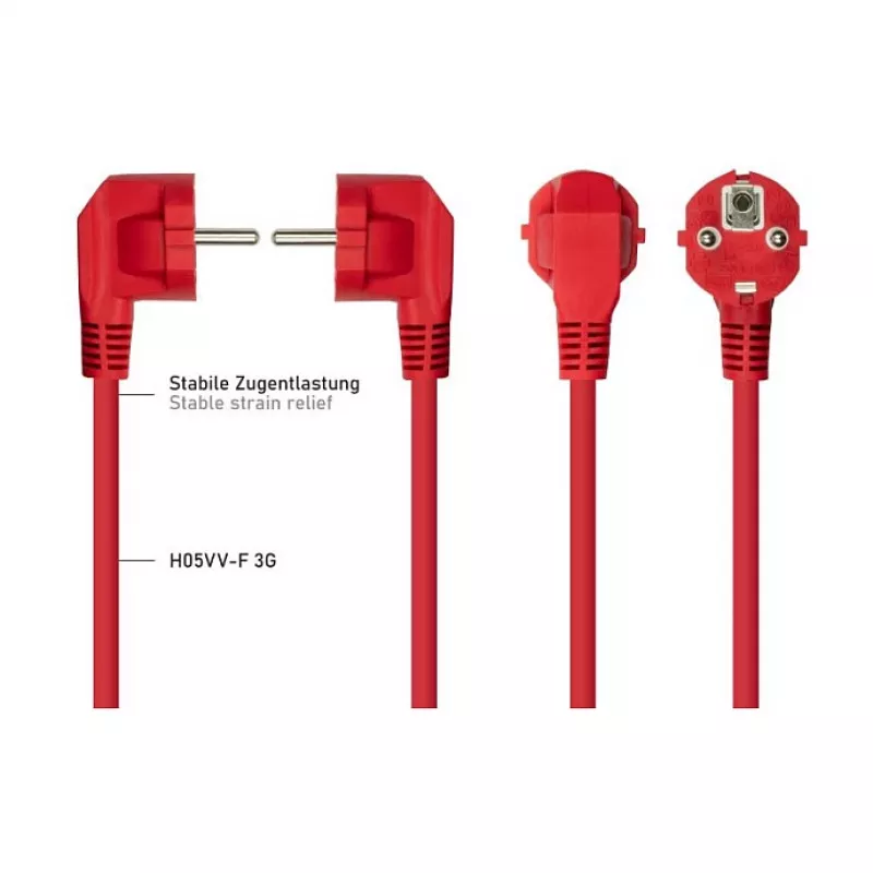 KABELMEISTER SK0190-R018 Cable de alimentación Schuko a IEC C13 1,8m Negro