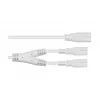 KABELMEISTER SK0877-W003 cable divisor de alimentación IEC C8 a 2x IEC C7, 0,3 m, negro