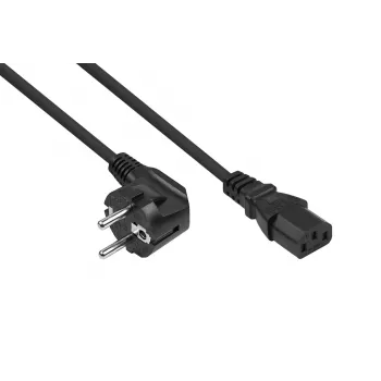 KABELMEISTER SK1430-S050 Cable de extensión para aparatos C14 a C13, 5 m, Negro, 1,00 mm²