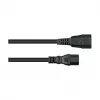 Kabelmeister SK1450-S050 Cable de alimentación IEC C14-C15 5m, 10A, 250V, negro