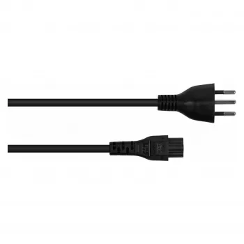 Kabelmeister SK6005-S018 cable de alimentación AC, tipo suizo J a C5, negro, 1,8 m