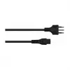 Kabelmeister SK6505-S018 Cable de alimentación - Enchufe italiano tipo I a IEC C5, Negro, 1,8m