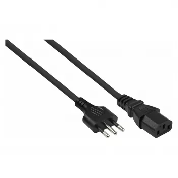 Kabelmeister SK6530-S018 Cable de alimentación AC, tipo I italiano (CEI 23-16) a IEC C13, 0,5 m, Negro