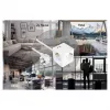 kabelmeister regleta cubo 3 tomas con USB-C y USB-A, blanco, 2m