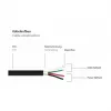 Kabelmeister cable alargador USB 2.0, Type-A conector macho a Type-A conector hembra panel-mount, 1 m, negro