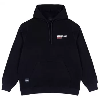 Kamuflage Supra sudadera con capucha negro S