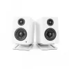 Soportes de sobremesa Kanto Audio S2W para altavoces pequeños - blanco (par)