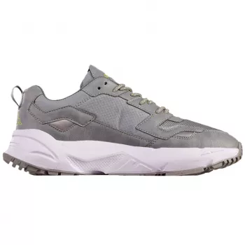 Kappa Turako 243377 1633 Zapatillas niños con doble velcro, gris/azul/limette