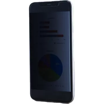 KAPSOLO Protector de pantalla de privacidad de 2 vías para Apple iPhone 14 Pro, película PET autoadhesiva, antirreflejo, resistente a arañazos, anti-huellas, transparente KAP13011