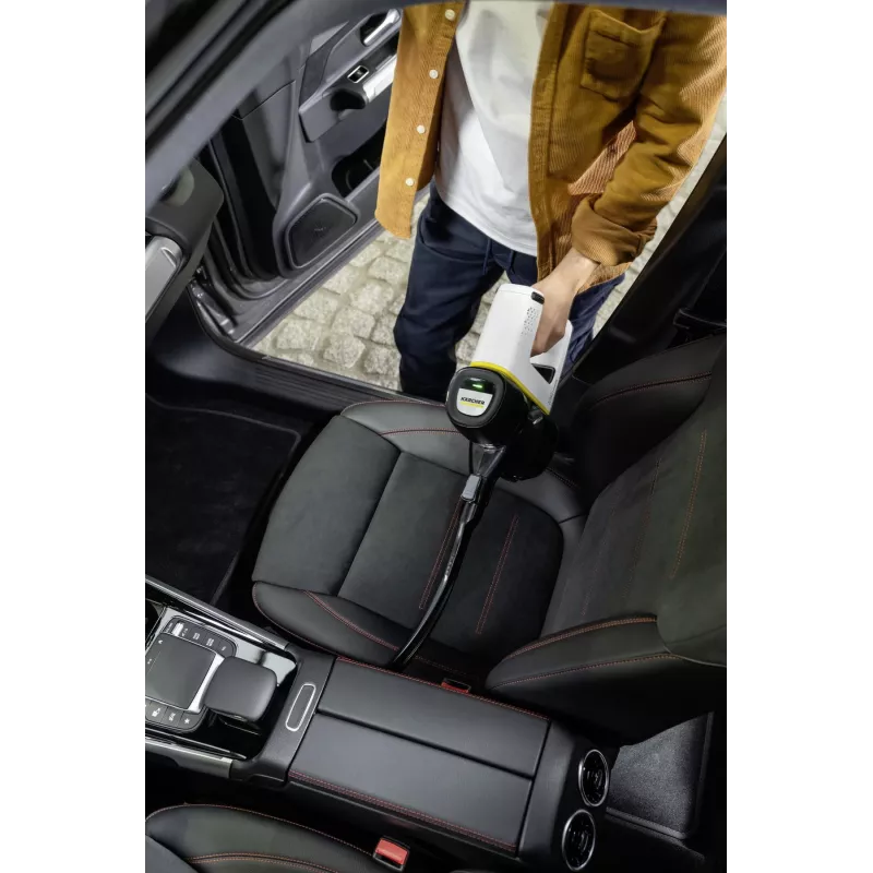 Kärcher VC 4 Cordless myHome Car Aspirador de batería, sin bolsa, capacidad 0,65 l, blanco