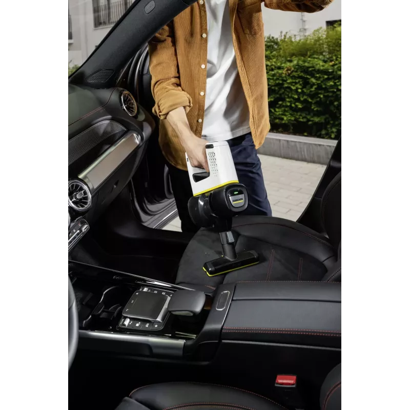 Kärcher VC 4 Cordless myHome Car Aspirador de batería, sin bolsa, capacidad 0,65 l, blanco