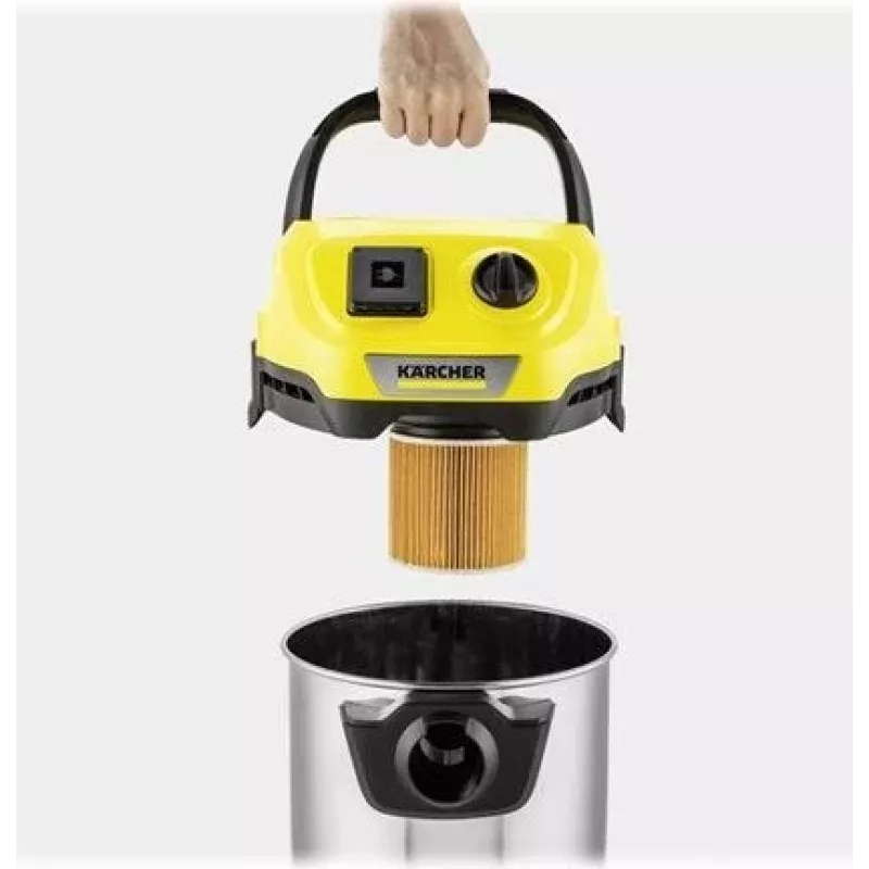 Kärcher WD 3 P S V-17/4/20 Aspirador en húmedo y seco 17L 1000W (1.628-190.0)