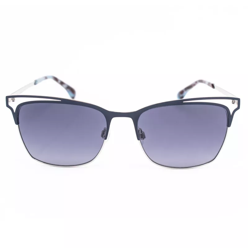 KAREN MILLEN KM7010-601 Gafas de sol para mujer Havana Brown Degradado 55mm