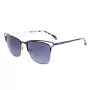 KAREN MILLEN KM7010-601 Gafas de sol para mujer Havana Brown Degradado 55mm