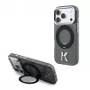 Karl Lagerfeld IML Ring Stand 360 Kameo Metal Funda MagSafe para iPhone 18 Pro Max / 17 Pro Max - Negra
