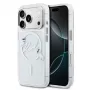 Karl Lagerfeld IML Karl Script Logo MagSafe Funda rígida para Apple iPhone 18 Pro, transparente