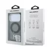 Funda MagSafe Karl Lagerfeld IML Ring Stand 360 Kameo Metal para iPhone 18 Pro / 17 Pro - negra