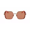 KARL LAGERFELD KL340S-800 Gafas de sol mujer - montura de acetato negra, lentes de policarbonato grises, 56 mm