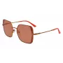 KARL LAGERFELD KL340S-800 Gafas de sol mujer - montura de acetato negra, lentes de policarbonato grises, 56 mm