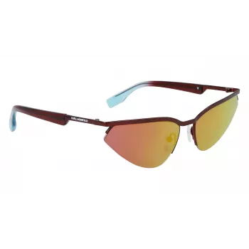 KARL LAGERFELD KL352S Gafas de sol unisex montura negra lentes grises 61/17/140 mm