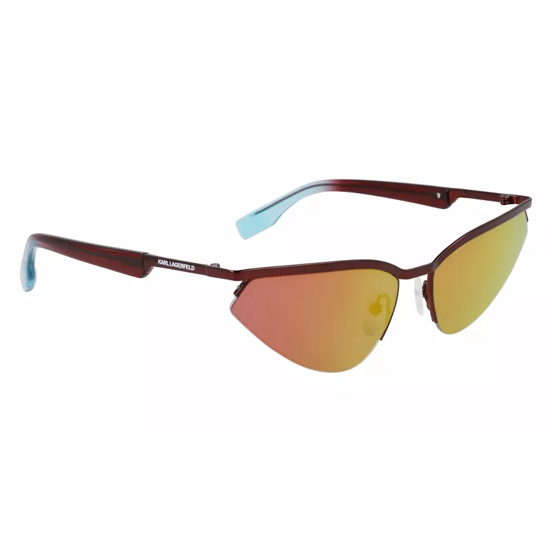 KARL LAGERFELD KL352S Gafas de sol unisex montura negra lentes grises 61/17/140 mm