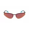 KARL LAGERFELD KL352S Gafas de sol unisex montura negra lentes grises 61/17/140 mm