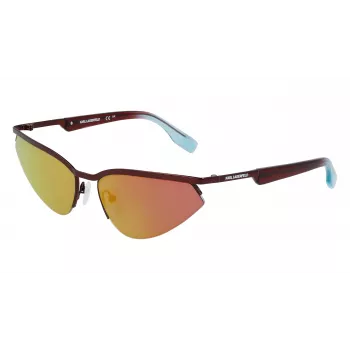 KARL LAGERFELD KL352S Gafas de sol unisex montura negra lentes grises 61/17/140 mm