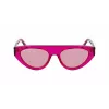 KARL LAGERFELD KL6043S-86 Gafas de sol de mujer cuadradas de acetato negro/gris 52mm