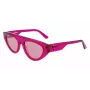 KARL LAGERFELD KL6043S-86 Gafas de sol de mujer cuadradas de acetato negro/gris 52mm