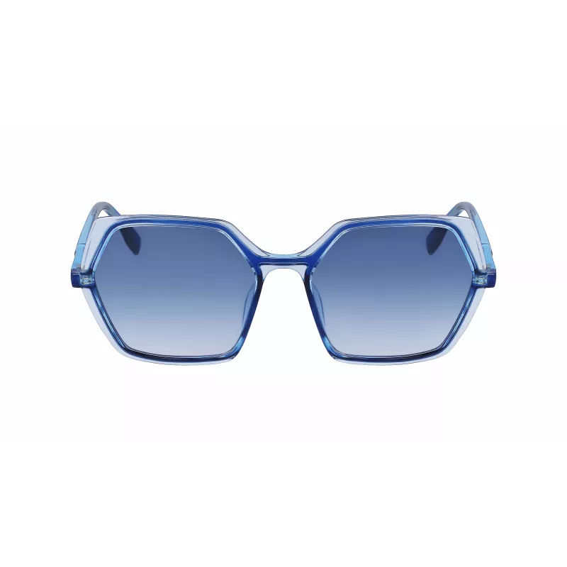 KARL LAGERFELD KL6083S-407 Gafas de sol mujer rectangulares Havana marrón degradado 56mm
