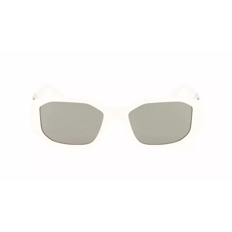 KARL LAGERFELD KL6085S-105 Gafas de sol cuadradas de acetato para mujer negro/gris 55/18/140 mm