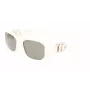 KARL LAGERFELD KL6085S-105 Gafas de sol cuadradas de acetato para mujer negro/gris 55/18/140 mm