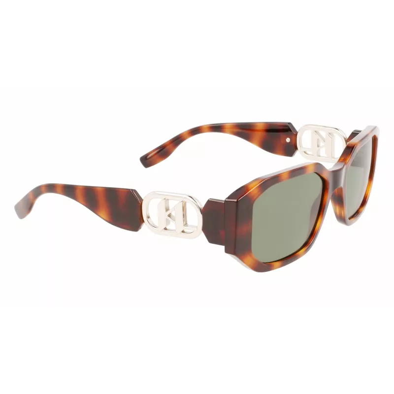 KARL LAGERFELD KL6085S-240 Gafas de sol de mujer Cat-Eye Havana marrón degradado 55mm