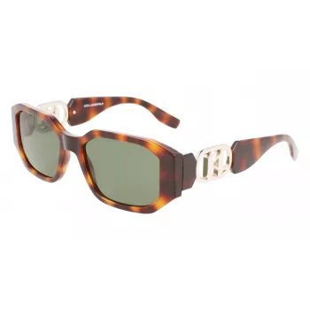 KARL LAGERFELD KL6085S-240 Gafas de sol de mujer Cat-Eye Havana marrón degradado 55mm