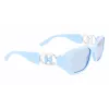 KARL LAGERFELD KL6085S-450 Gafas de sol mujer negro smoke grey 55mm
