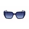 KARL LAGERFELD KL6098S-400 Gafas de sol mujer Montura azul oscuro Lentes grises degradadas 52mm