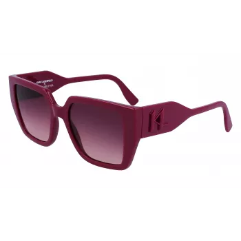 Gafas de sol cuadradas de acetato de mujer KARL LAGERFELD KL6098S-501 52 mm