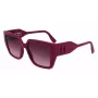 Gafas de sol cuadradas de acetato de mujer KARL LAGERFELD KL6098S-501 52 mm