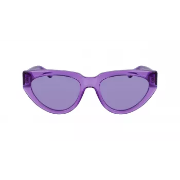 KARL LAGERFELD KL6100S-516 Gafas de sol para mujer - montura de acetato, lentes grises, 54 mm