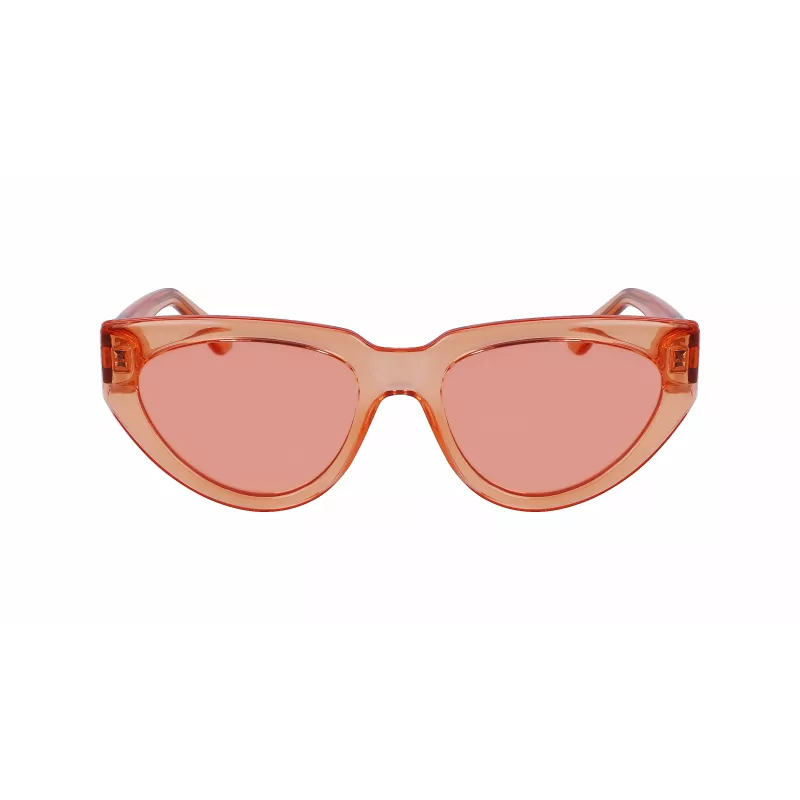 KARL LAGERFELD KL6100S-800 Gafas de sol rectangulares de acetato para mujer havana brown degradado 54/19/140 mm