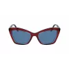 KARL LAGERFELD KL6105S-604 Gafas de sol para mujer estilo ojo de gato Havana Marrón degradado 54mm
