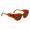 KARL LAGERFELD KL6122S522221 Gafas de sol mujer montura de acetato Havana lentes marrones 52mm