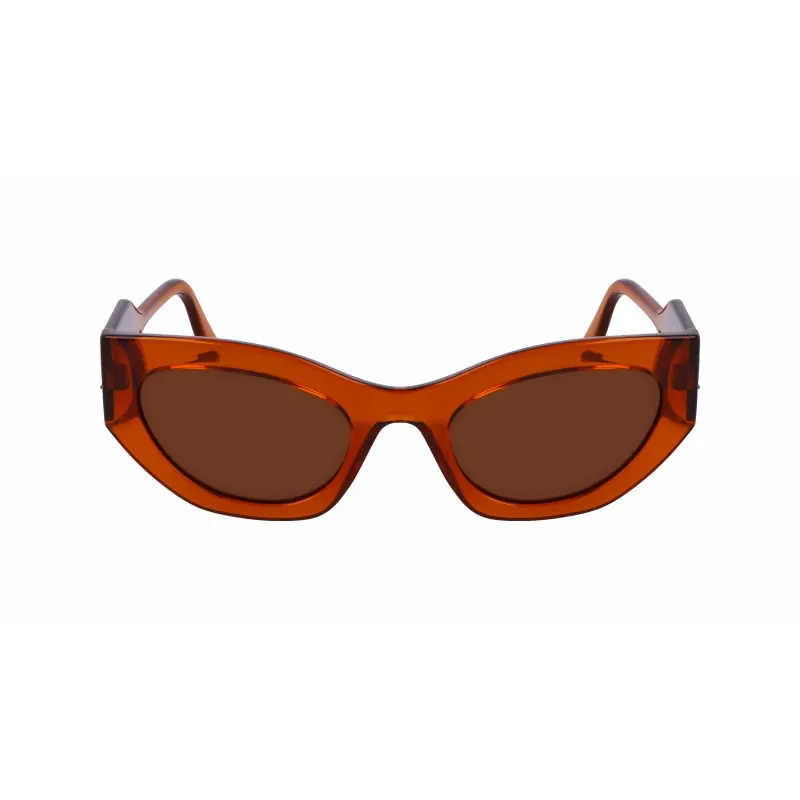 KARL LAGERFELD KL6122S522221 Gafas de sol mujer montura de acetato Havana lentes marrones 52mm