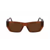 KARL LAGERFELD KL6123S541824 Gafas de sol unisex, montura negro brillante, lentes grises, 54/18/140 mm