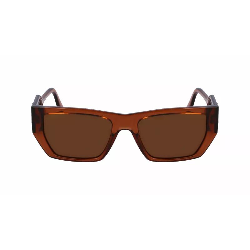 KARL LAGERFELD KL6123S541824 Gafas de sol unisex, montura negro brillante, lentes grises, 54/18/140 mm