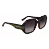 KARL LAGERFELD KL6124S-240 Gafas de sol cuadradas de acetato para mujer marrón habana 53 mm