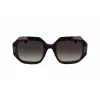 KARL LAGERFELD KL6124S-240 Gafas de sol cuadradas de acetato para mujer marrón habana 53 mm